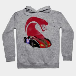 Snake Oiler - Red Distressed Hoodie